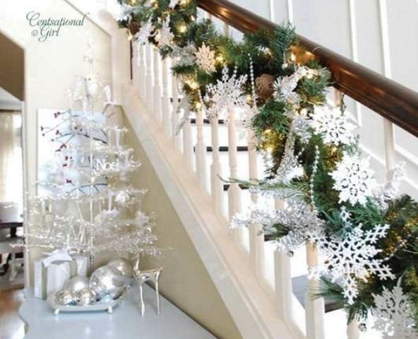 71 awesome christmas stairs decoration ideas digsdigs 71 awesome christmas stairs decoration ideas digsdigs