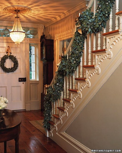 100 Awesome Christmas Stairs Decoration Ideas  DigsDigs