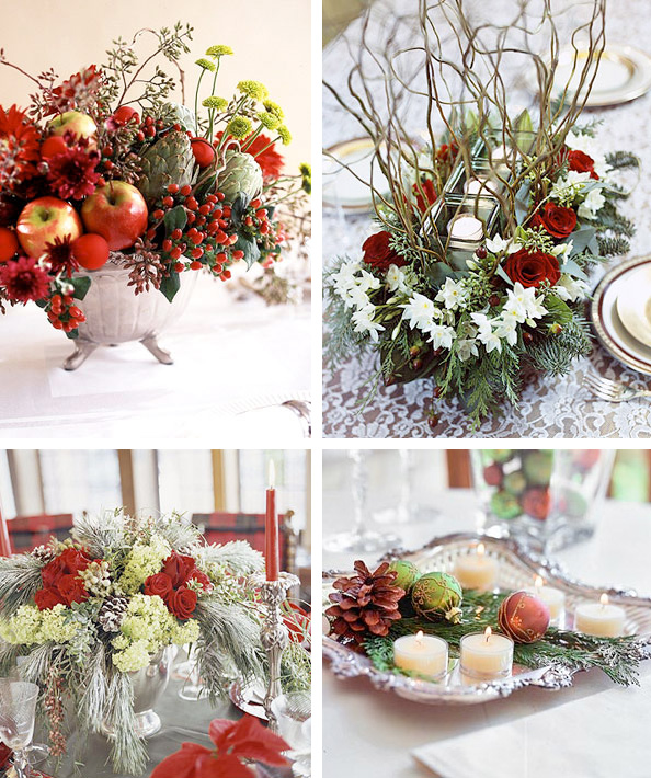 50 Great & Easy Christmas Centerpiece Ideas | DigsDigs