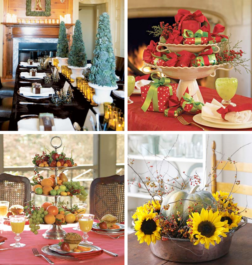 50 Great & Easy Christmas Centerpiece Ideas | DigsDigs