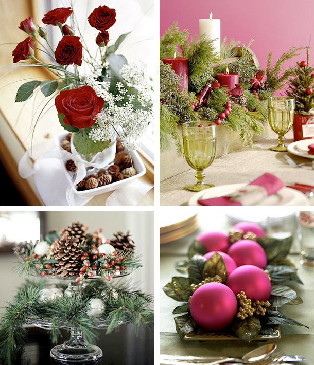 50 Great & Easy Christmas Centerpiece Ideas | DigsDigs