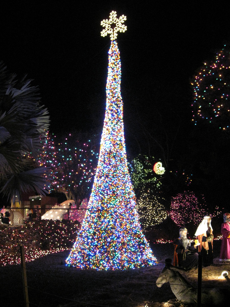 Top 10 Biggest Outdoor Christmas Lights House Decorations - DigsDigs