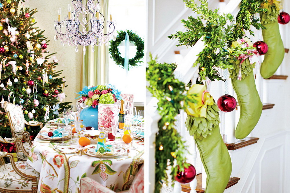 54 Colorful Christmas Inspiring Decor Ideas | DigsDigs