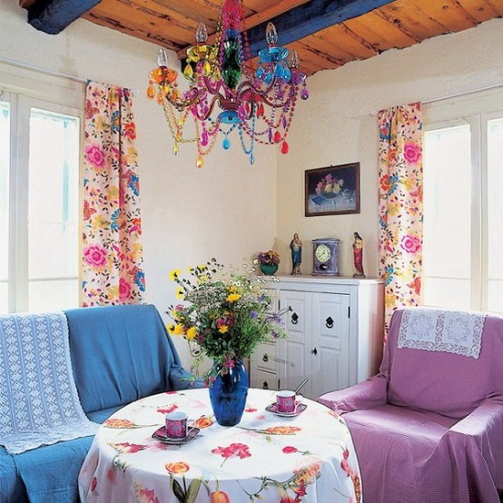 Colorful Gingerbread House With Vintage Details