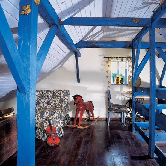 Colorful Gingerbread House With Vintage Details