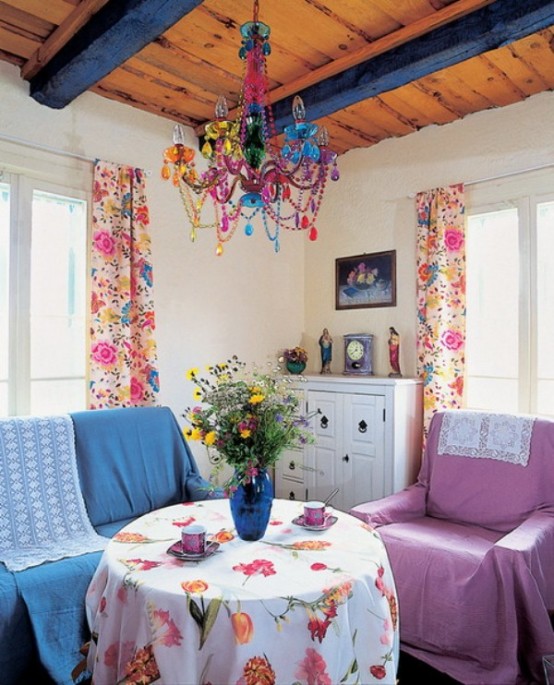 Colorful Gingerbread House With Vintage Details