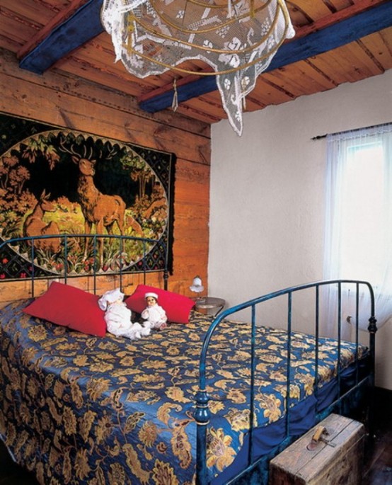 Colorful Gingerbread House With Vintage Details