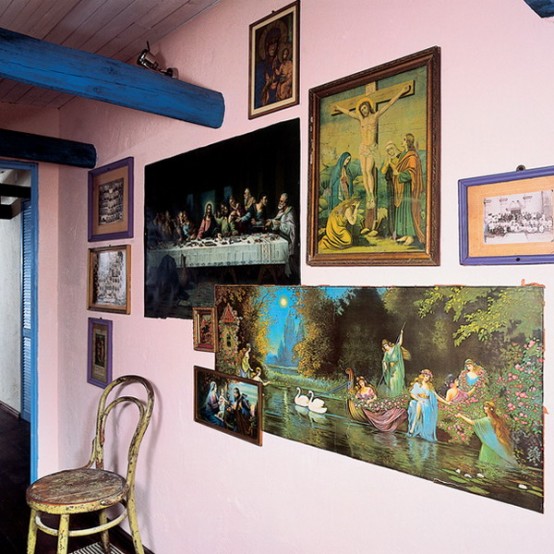 Colorful Gingerbread House With Vintage Details