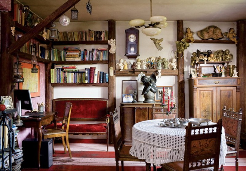 Colorful Fairy Tale House With Vintage Furniture | DigsDigs Colorful Fairy Tale House With Vintage Furniture | DigsDigs