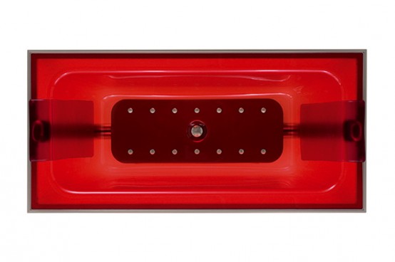 Coloured Glossy Acrylic Bathtub By Allia Coloured Glossy Acrylic Bathtub By Allia