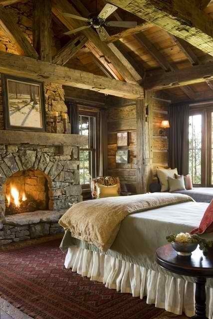 26 Comfy And Natural Chalet Bedroom Designs | DigsDigs