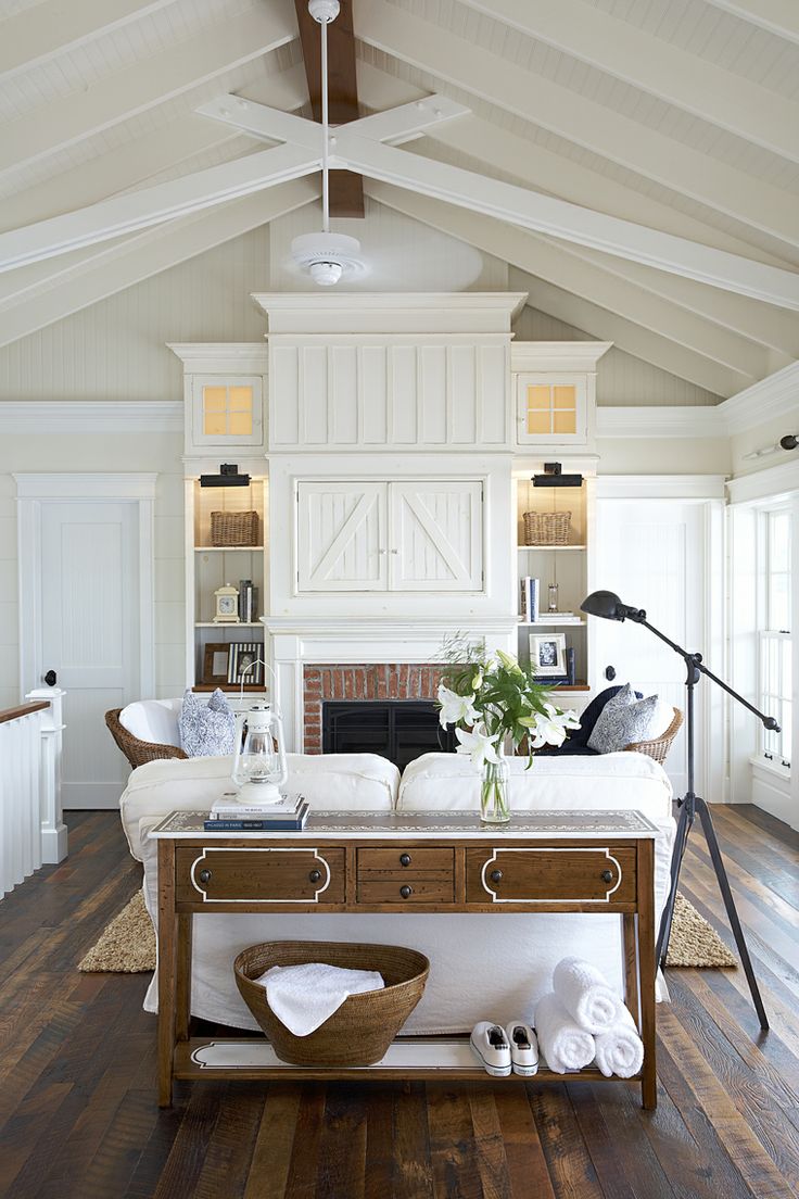 27 Comfy Farmhouse Living Room Designs To Steal DigsDigs