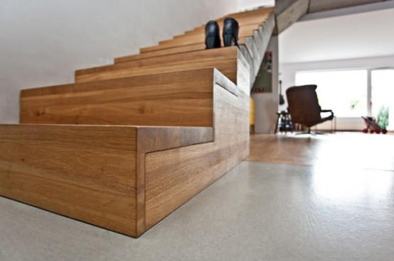 Concrete House With Forest Inspired Details Concrete House With Forest Inspired Details