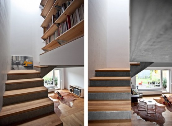 Concrete House With Forest Inspired Details Concrete House With Forest Inspired Details