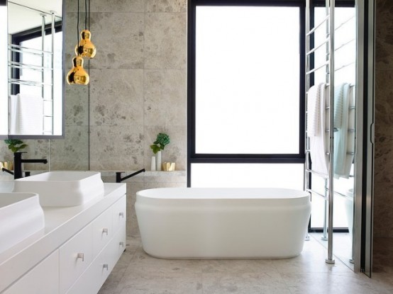 Contemporary Townhouse With Laconic And Clean Lined Interior