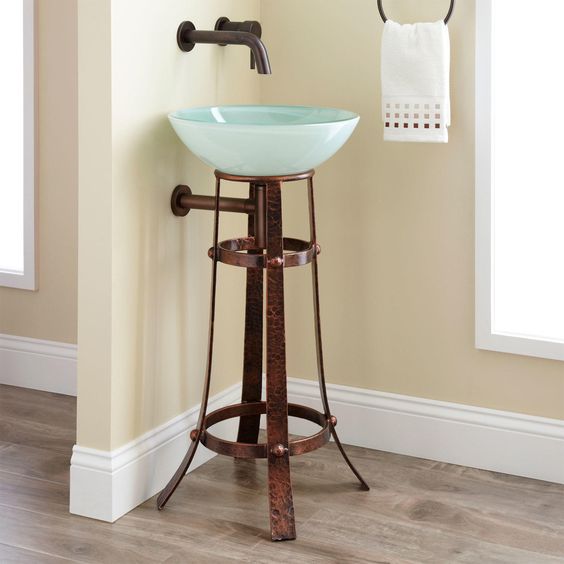 25 Cool And Creative Sink Stands For Any Bathroom DigsDigs