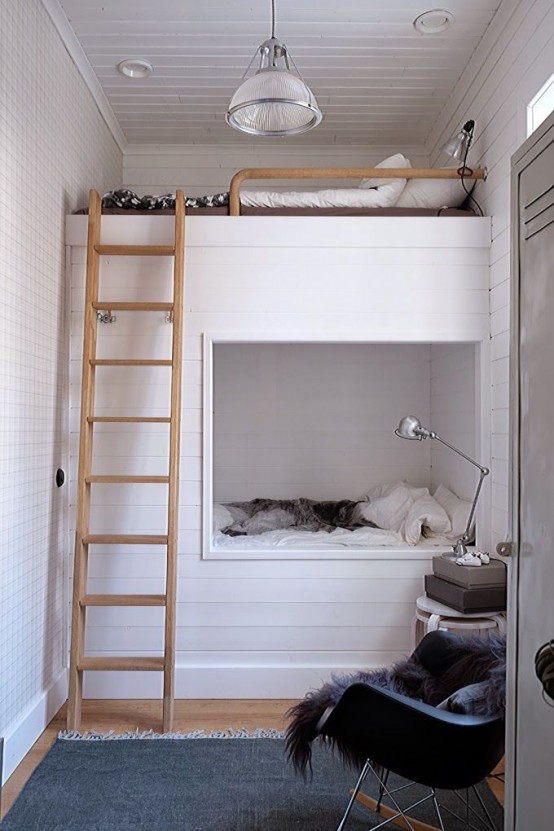 bunk beds built cool functional bed digsdigs space bunker bedroom