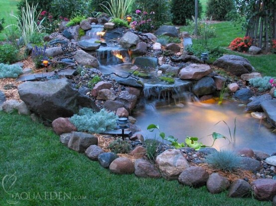 67 Cool Backyard Pond Design Ideas - DigsDigs