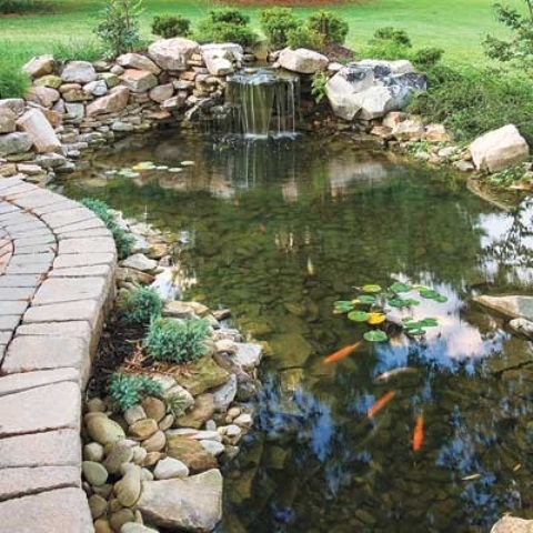 67 Cool Backyard Pond Design Ideas - DigsDigs