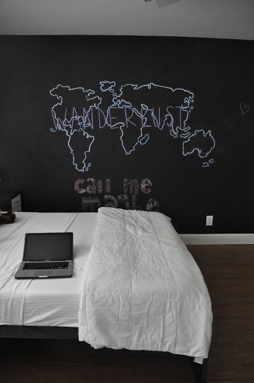 Chalkboard Wall Bedroom