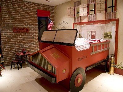 Cool Firetruck Boys Room