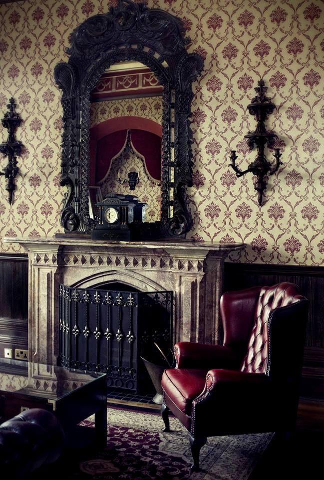 18 Cool Gothic Living Room Designs DigsDigs