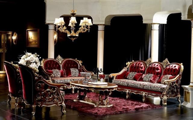 living gothic cool designs victorian furniture royal rooms digsdigs luxury source livingroom decor