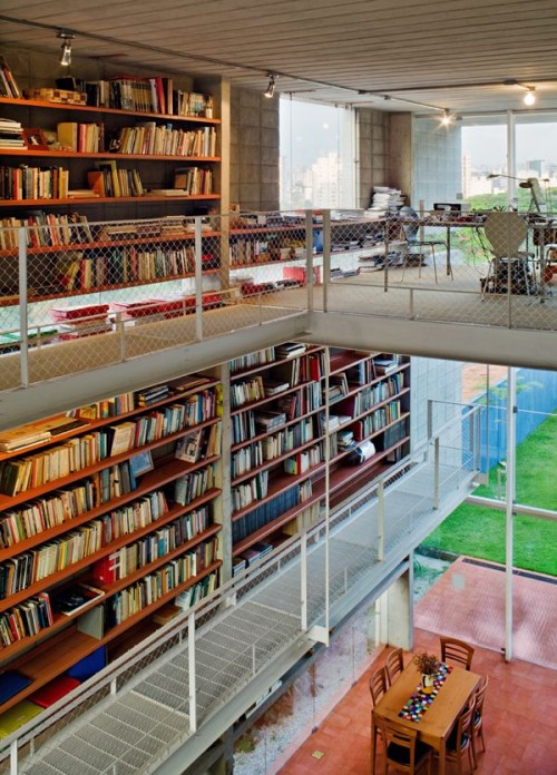 10 Outstanding Home Library Design Ideas | DigsDigs