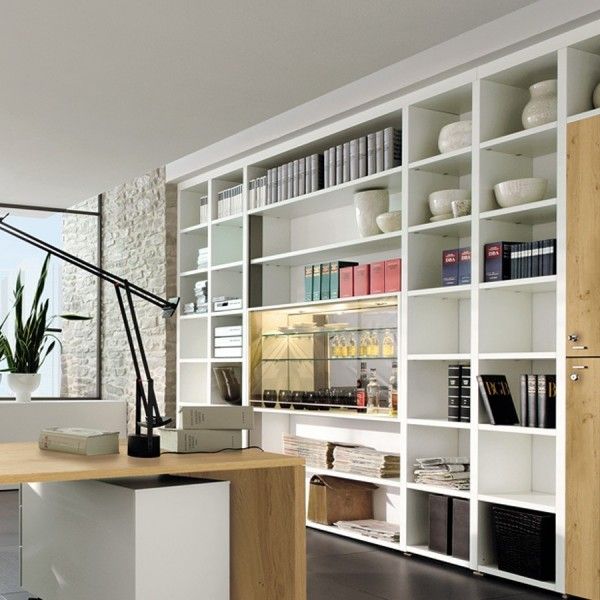 Minimalist Pinterest Home Office Storage Ideas with Dual Monitor