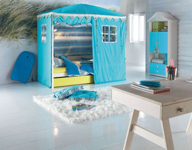 Cool Kids Room Beds with Nice Tents by Life Time | DigsDigs