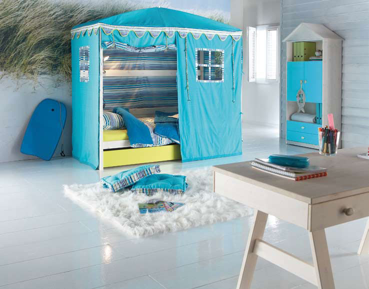 Cool Kids Room Beds with Nice Tents by Life Time