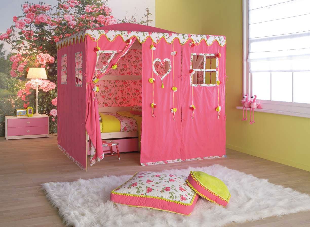 Cool Kids Room Beds with Nice Tents by Life Time  DigsDigs