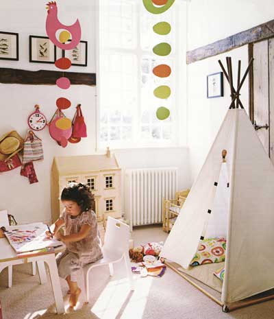 Child Play Room on 33 Cool Kids Play Rooms With Play Tents   Digsdigs