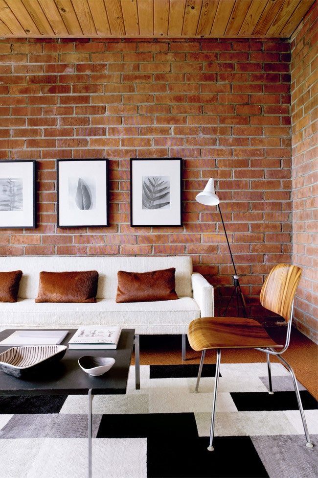 59 Cool Living Rooms With Brick Walls | DigsDigs