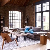 59 Cool Living Rooms With Brick Walls