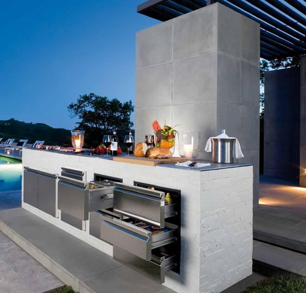 56 Cool Outdoor Kitchen Designs DigsDigs 56 Cool Outdoor Kitchen Designs DigsDigs