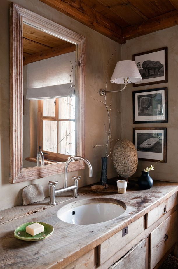 39 Cool Rustic Bathroom Designs | DigsDigs
