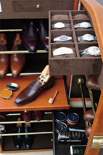 21 Cool Ways To Organize Men Accessories At Home - DigsDigs
