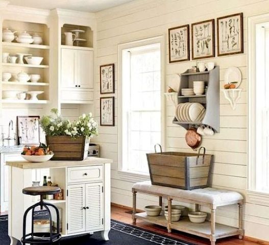 1 of 22. spring easter decor for kitchen island using reclaimed ...