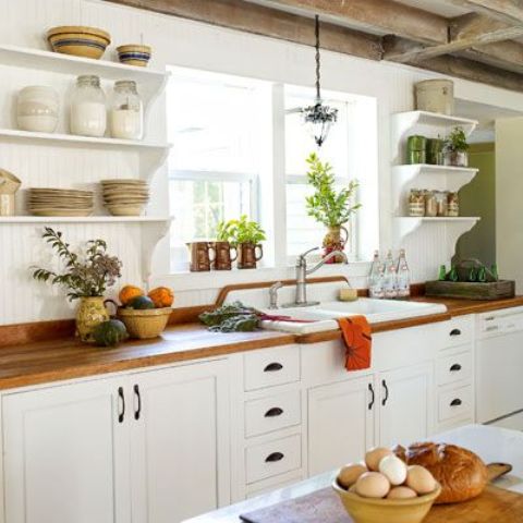 35 Cozy And Chic Farmhouse Kitchen Décor Ideas  DigsDigs