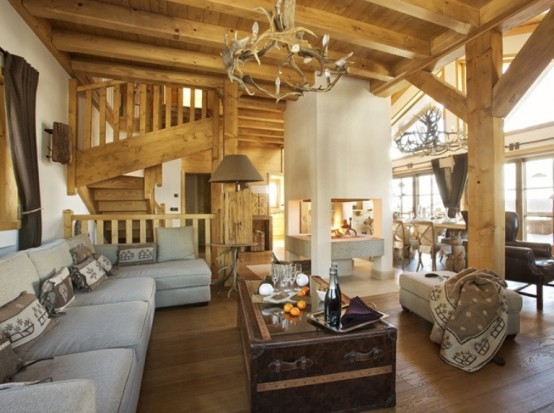Cozy Chalet Totally Of Wood In France