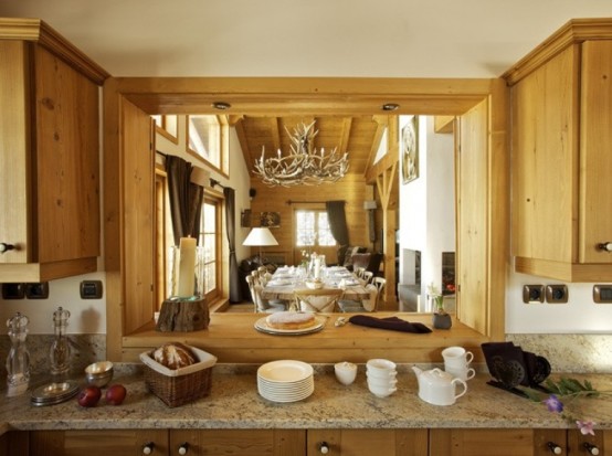 Cozy Chalet Totally Of Wood In France