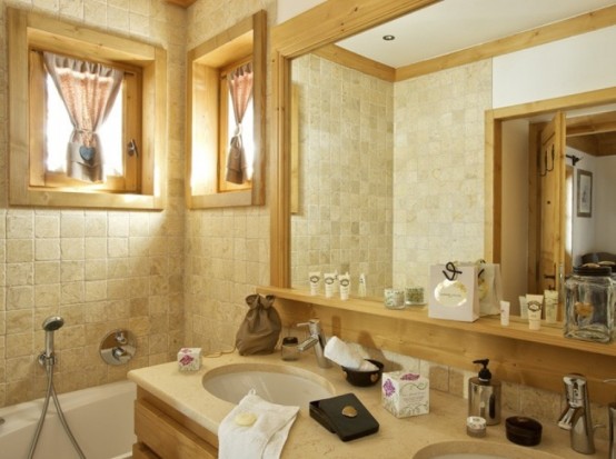 Cozy Chalet Totally Of Wood In France