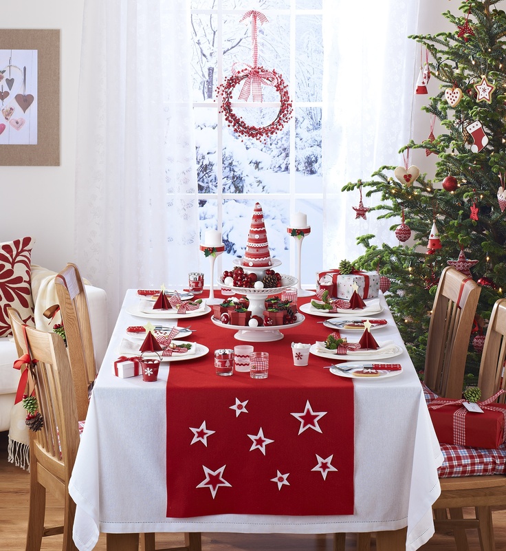 pinterest Cozy Kitchen   Christmas  Ideas ideas 40 christmas runner Décor table DigsDigs