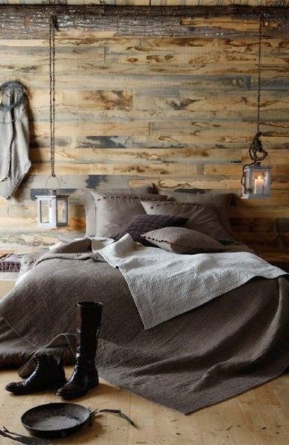 45 Cozy Rustic Bedroom Design Ideas - DigsDigs