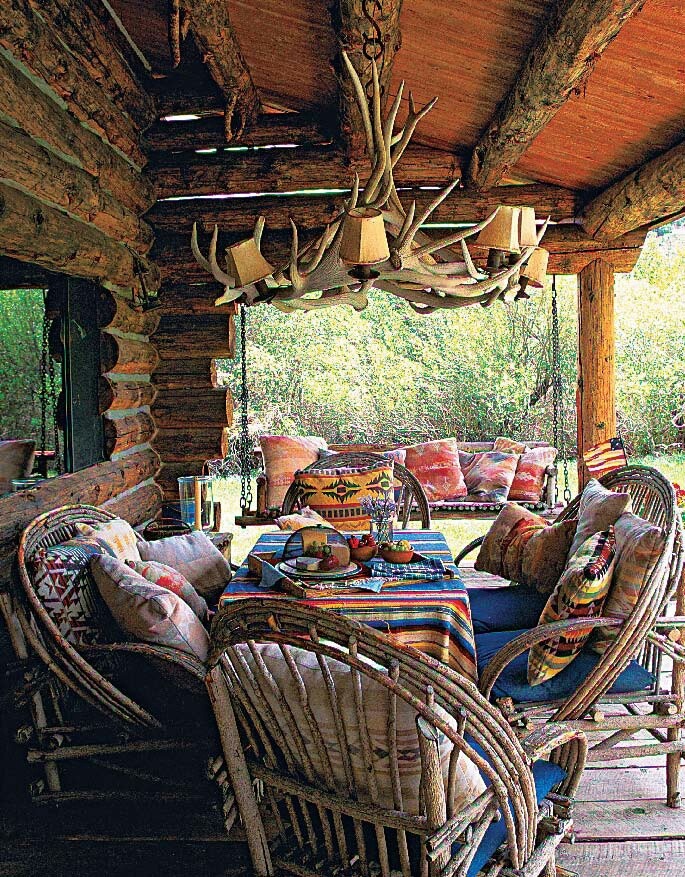 Rustic Cabin Porch