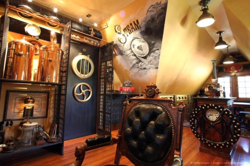 28 Crazy Steampunk Home Office Designs | DigsDigs