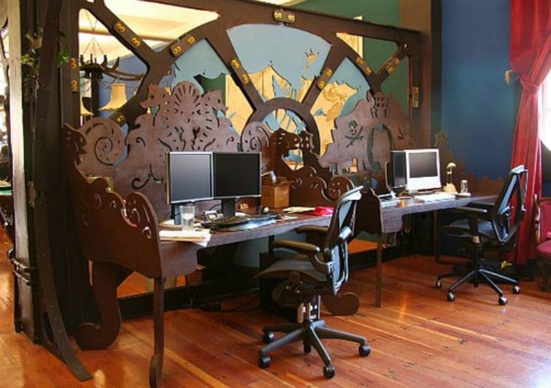 28 Crazy Steampunk Home Office Designs | DigsDigs
