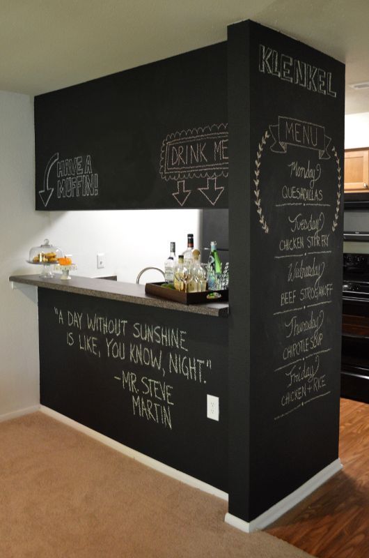 creative chalkboard ideas for kitchen decor 2