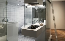 Creative Compact Bathroom Solution For Small Apartment Creative Compact Bathroom Solution For Small Apartment
